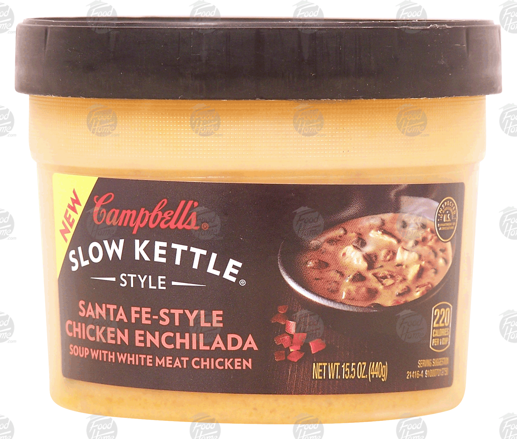 Campbell's Slow Kettle santa fe-style chicken enchilada soup with white meat chicken Full-Size Picture